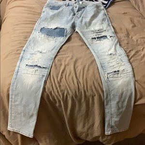 Men’s h&m skinny jeans light wash size 32 waist